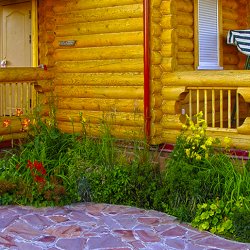 Кантри цветник в ландшафтном проекте